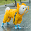 Pet Clothes Raincoat Four Feet Waterproof Pet Raincoat